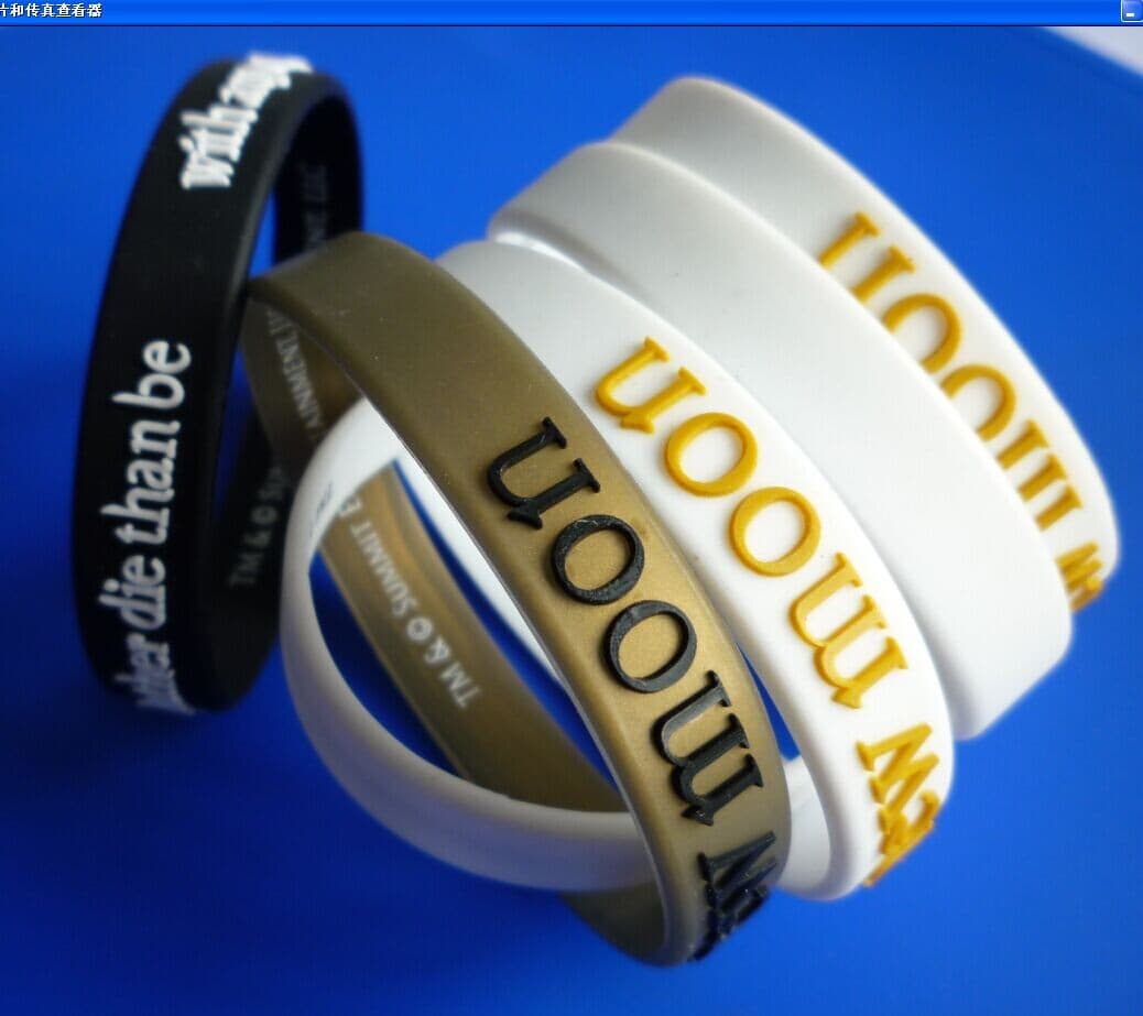 Silicone wristbands for promotion or events